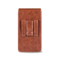 Étui universel pour téléphone en cuir PU pour hommes, 5,5 à 6,9 pouces, avec clip ceinture, pour iPhone, Samsung, Xiaomi, sac de téléphone pour la taille, pour hommes