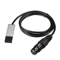 Contrôleur d'adaptateur d'interface USB vers DMX DMX512 pour gradateur de contrôleur d'éclairage de scène PC