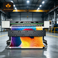 Impresora Plotter Automática de Etiquetas/Facturas/Tarjetas con Tinta Eco Solvente NEWIN Xp600 I3200, con Certificación CE, 2m, 1 Año de Garantía