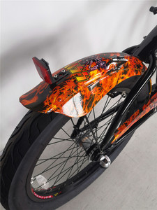 Vélo de plage américain vintage de 24 pouces, motif flamme groupe rock KISS, pneus de <span class=keywords><strong>3</strong></span>,0 pouces, moyeu interne à <span class=keywords><strong>3</strong></span> <span class=keywords><strong>vitesses</strong></span>, guidon surélevé USA - Product Image 6