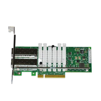 Kartu jaringan optik port tunggal Gigabit 10 chip PCI-E 82599 chip/X520-SR1/PCI-E
