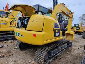 Excavadora sobre orugas diésel Komatsu PC70 usada de alta calidad, excelentes condiciones de trabajo, componentes de bomba de Motor central, el mejor precio de venta - Product Image 3