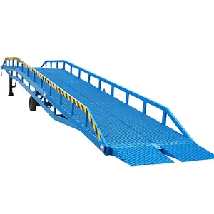 6-10吨不锈钢叉车坡道移动码头装载坡道登机桥