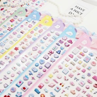 Autocollants en mousse gonflée Kawaii pour enfants, décalcomanies créatives DIY pour journal, coque de téléphone, décoration de bouteille d'eau