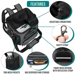 <b>Dog</b> <b>Bike</b> <b>Basket</b> - Bicycle <b>Basket</b> for Pet Ventilated <b>Dog</b> <b>Bike</b> Carrier Backpack, Car Seat for Mesh Window, Soft Bed - Product Image 4