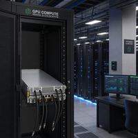 Serveur en rack 4U AI Digital Twin 8-GPU SYS-421GE-NBRT-LCC, double Xeon, 8 To, refroidissement liquide, pour la simulation