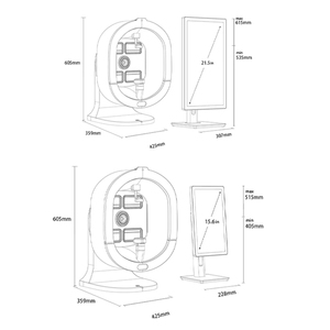 upgraded smart ai-powered uv detection facial <b>skin</b> type testing & face <b>analysis</b> commercial use <b>skin</b> and scalp analyzer with ai - Product Image 6
