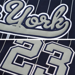 เสื้อเบสบอลพิมพ์ลายตามสั่งขายส่ง เสื้อซอฟต์บอลคอวีผ้าตาข่ายแบบกำหนดเอง ชุดกีฬาเบสบอลและซอฟต์บอล - Product Image 5