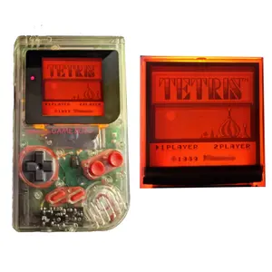 DIY parçaları 6 renkler LCD ekran klasik arka Bivert çip Mod seti için GameBoy orijinal GB DMG-01/ GB-NEW
