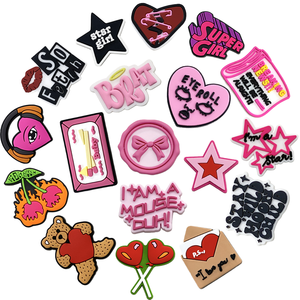 Hebillas de Zapatos con Diseño de Estrella de Rock de Dibujos Animados, PVC Suave, Estilo Y2K, para Decorar Zuecos y Sandalias, Accesorios Personalizados - Product Image 1