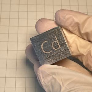 Cubo di elementi in metallo cadmio da 1 pollice 25.4mm puro al 99.99% per la raccolta degli elementi - Product Image 2