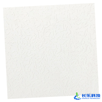 Plaque de plafond en calcium à surface lisse, sans amiante, résistante au feu, résistante à l'humidité, plaques de faux plafond suspendues pour hall d'hôtel
