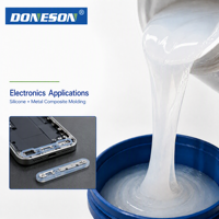 Caoutchouc de silicone liquide auto-adhésif sans apprêt Doneson pour le collage de PA, nylon et métal, qualité moulage DSA-7850 pour surmoulage