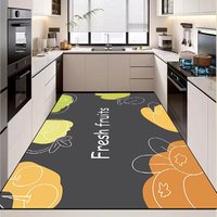 Custom Crystal Velvet Kitchen Carpet Area Runner Rugs Non-Slip Soft Modern Geometric Pattern Kitchen Mat