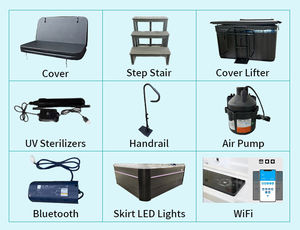 Bañera <span class=keywords><strong>de</strong></span> hidromasaje <span class=keywords><strong>de</strong></span> lujo para exteriores <span class=keywords><strong>de</strong></span> 4-6m, piscina <span class=keywords><strong>de</strong></span> natación sin fin, bañera <span class=keywords><strong>de</strong></span> hidromasaje independiente, Spa, <span class=keywords><strong>Balboa</strong></span>, piscina <span class=keywords><strong>de</strong></span> natación para exteriores, Spa - Product Image 5