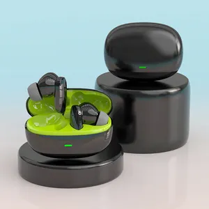 True Wireless Earbuds with ENC Noise Cancelling Deep Bass Hi-Fi Stereo Sound in-Ear Earphones with 4 Mic 16hrs Playtime Headset