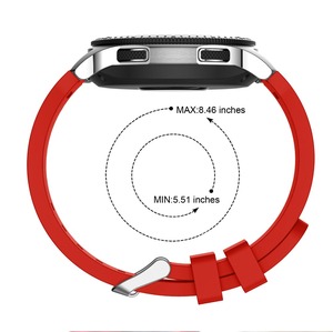 Cinturino sportivo in Silicone compatibile con orologio Samsung 46mm /Huawei <span class=keywords><strong>Watch</strong></span> <span class=keywords><strong>GT</strong></span>/Huami Amazfit 47mm per cinturino 22mm - Product Image 2