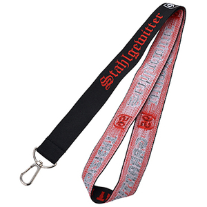 Lanière de cou en polyester tissé avec logo personnalisé - Product Image 2