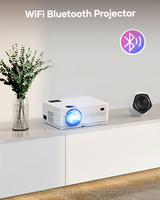 Projecteur de film extérieur 5G WiFi 1080P avec lampe LED 280ANSI compatibilité de projecteur vidéo de cinéma maison pour TV Stick PC pour DVD