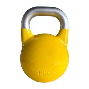 Logotipo personalizado Mini Kettlebell para Fitness y Competición 1Lb-1Kgs Hierro Fundido Entrenamiento de Fuerza Culturista 5kg G.W.