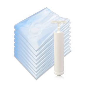 Bolsa de Almacenamiento de Ropa Plegable al Vacío, Ahorradora de Espacio y a Prueba de Polvo, con Bomba Manual para Ropa - Product Image 1