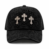 Casquettes de baseball Barbas G5 originales de haute qualité en daim X CT avec visière incurvée et strass
