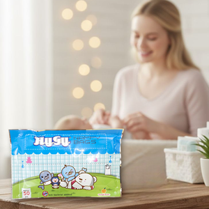 Bolsa desechable de HDPE para pañales tipo camiseta con propiedades antibacterianas y antiolores, con aroma a naranja, para toallitas húmedas de bebé - Product Image 1