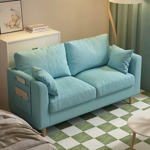 โซฟาผ้าขนาดเล็กสไตล์นอ<span class=keywords><strong>ร์</strong></span>ดิกสมัยใหม่ โซฟาเบดเนื้อนุ่ม ขาไม้ สำหรับห้องนั่งเล่น ห้องนอน อพาร์ทเมนต์ <span class=keywords><strong>บ้าน</strong></span><span class=keywords><strong>เช่า</strong></span> - Product Image 5