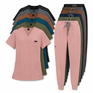 Uniformes Clínicos para Enfermeras, Conjuntos de Uniformes Médicos, Conjunto de Pantalones Deportivos Antibacterianos para Mujeres Cuidadoras, Uso Diario Médico - Product Image 6