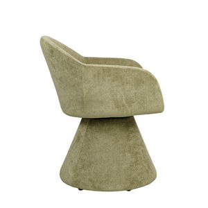 Xoay hiện đại cơ sở bọc vải mềm thanh lịch phòng chờ Ghế bành Ghế ăn cho phòng khách phòng ngủ khách sạn - Product Image 3