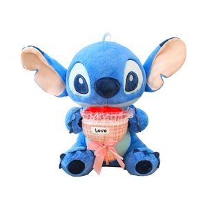 Stitch và thiên thần đồ chơi sang trọng dễ thương voi khâu Búp Bê Thương mại nước ngoài xuyên biên giới cho quà tặng ngày Valentine - Product Image 1