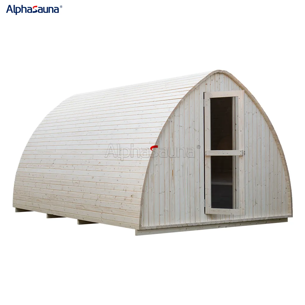 Red Cedar Outdoor Sauna Hut Room House Wooden Prefab House For Sale