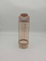 Bouteille d'eau sport en plastique sans BPA personnalisée, 500 ml, 750 ml, 1000 ml, avec couvercle rabattable, à boire directement, réutilisable