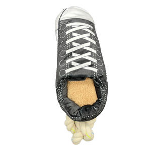 Four cepet moda ayakkabı şekli yumuşak kumaş ile peluş oyuncak köpek dört renk Pet Molar interaktif oyuncak halat ile özel Pet peluş oyuncak - Product Image 3