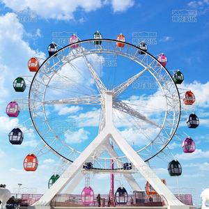 Prezzo di fabbrica 30m-60m <span class=keywords><strong>ruota</strong></span> <span class=keywords><strong>panoramica</strong></span> con luci a LED attrazioni del parco divertimenti parco Ferris giri <span class=keywords><strong>ruota</strong></span> - Product Image 3
