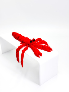 WANCAI OEM Jouet de crabe ermite imprimé en 3D en PLA biodégradable, ornement animal simulé respectueux de l'environnement, unisexe pour toute la famille - Product Image 4