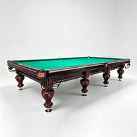 Table de billard élégante PUSHIZHE - Style russe, caractéristiques sur mesure, matériaux de haute qualité et pratiques durables