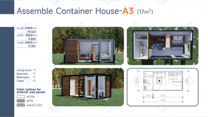 Choyueh แปลนบ้านคอนเทนเนอร์รูปตั<span class=keywords><strong>ว</strong></span> L <span class=keywords><strong>พ</strong></span>ร้อม<span class=keywords><strong>2</strong></span>ห้องนอนและแผ่นโลหะ-36ตร. ม.-290FT2<span class=keywords><strong>พ</strong></span>ร้อมสระว่ายน้ำ - Product Image 3