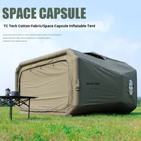 Wolf's Nest Tic Technology Tente gonflable en coton de 9 mètres carrés monocouche chaude pour camping en plein air, camping et équipement d'alpinisme