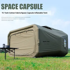 Wolf's Nest Tic Technology Tente gonflable en coton de <span class=keywords><strong>9</strong></span> mètres carrés monocouche chaude <span class=keywords><strong>pour</strong></span> <span class=keywords><strong>camping</strong></span> en plein air, <span class=keywords><strong>camping</strong></span> et équipement d'alpinisme - Product Image 5