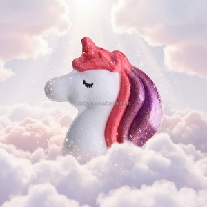 Bombe de bain licorne rêveuse - Parfum apaisant à la lavande et à la <span class=keywords><strong>vanille</strong></span>, bombes de douche aromathérapeutiques mignonnes faites à la main - Product Image 3