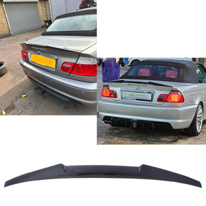 For E46 2Door Coupe/2Door Convertible/4Door Sedan M4 Style Real Carbon Fiber Rear Spoiler Trunk Wing 1997-2007 - Product Image 2