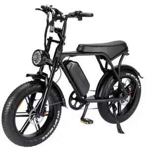 V8 도매 Ebike 1000W 48v 20 인치 마운틴 팻 타이어 750w 팻 타이어 전기 자전거