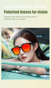 Factory Hot Sell GS08 Anti-blue Light Glasses UV protection Portable Headset Music Calling Noise Reduction BT Smart Sunglasses - Product Image 5