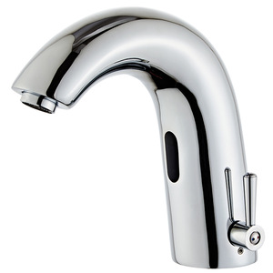 Grifo de Lavabo Inteligente <span class=keywords><strong>con</strong></span> <span class=keywords><strong>Sensor</strong></span> Infrarrojo Automático, Grifo Mezclador de Agua Fría y Caliente sin Contacto, Totalmente de Cobre, <span class=keywords><strong>para</strong></span> Baño - Product Image 1