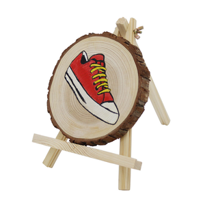 Discos de tronco de corteza de pino Natural, círculos de 3cm-20cm, ornamento redondo sin terminar, artesanal, pintura para fiesta de Navidad, discos de tronco - Product Image 3
