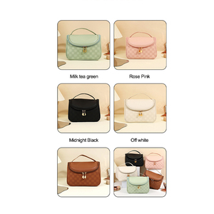 Trang điểm Túi xách tay Túi mỹ phẩm sang trọng lưới xử lý Túi mỹ phẩm cho du lịch - Product Image 4