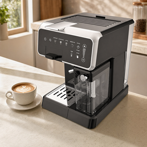 <span class=keywords><strong>Cafetera</strong></span> Profesional Versátil Totalmente Automática 3 en 1, <span class=keywords><strong>Cafetera</strong></span> de Cápsulas con Espumador de Leche Automático - Product Image 1