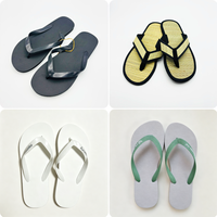 Tongs de plage pour hommes de haute qualité, légères, imperméables, en EVA/PVC, avec logo personnalisé sur la semelle, pour hôtel/voyage