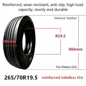 ROADLUX Gloednieuwe 265/285 70R19.5 Radial Tubeless Truckband Hoge Kwaliteit Hoge Draagcapaciteit Slijtvast Antislip Duurzaam - Product Image 1